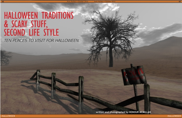 Prim Perfect No.43: October 2012 – Halloween Places to Visit – from Honour Macmillan!