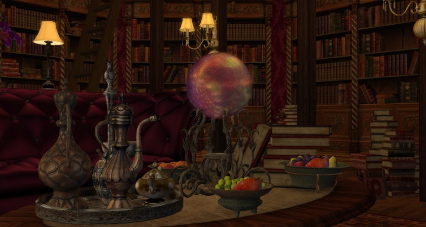 Inside the Library, photographed by Wildstar Beaumont